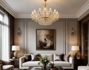 Как правильно подобрать размер люстры под площадь комнаты